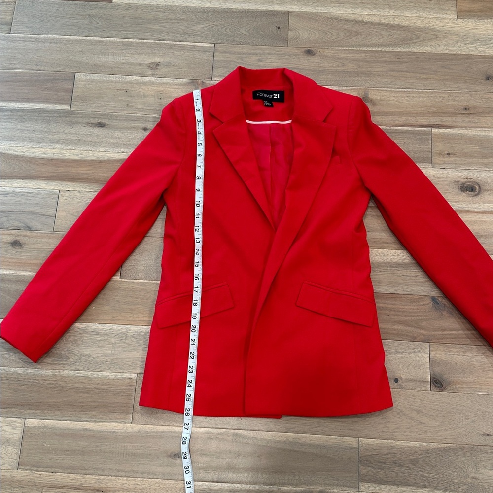 Forever 21 Red Blazer jacket 3 for $20 - Picture 4 of 7